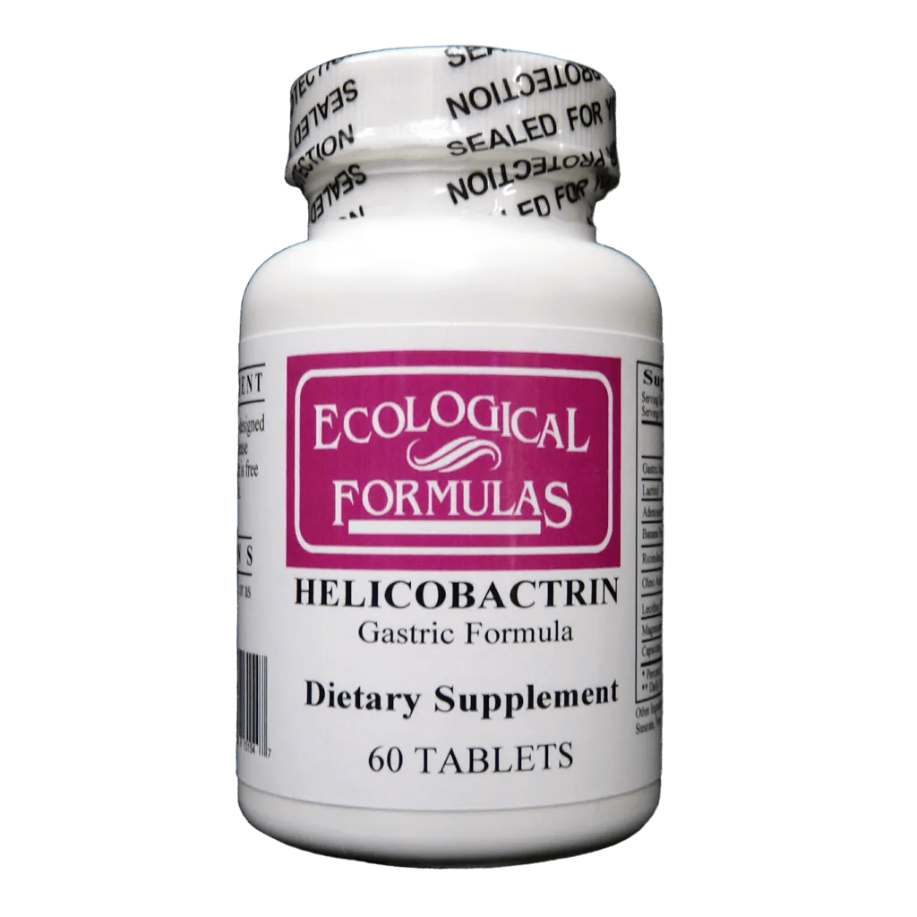 Ecological Formulas Helicobactrin 60 Tablets - The Oasis of Health