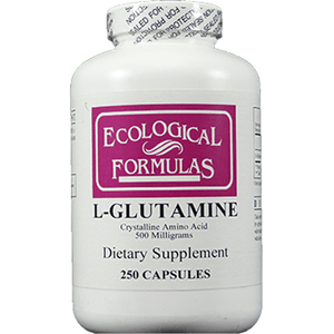 Ecological Formulas L - Glutamine 500mg 250 Capsules - The Oasis of Health
