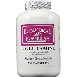 Ecological Formulas L - Glutamine 500mg 250 Capsules - The Oasis of Health