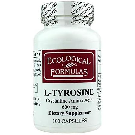 Ecological Formulas L - Tyrosine 500 mg 250 Capsules - The Oasis of Health