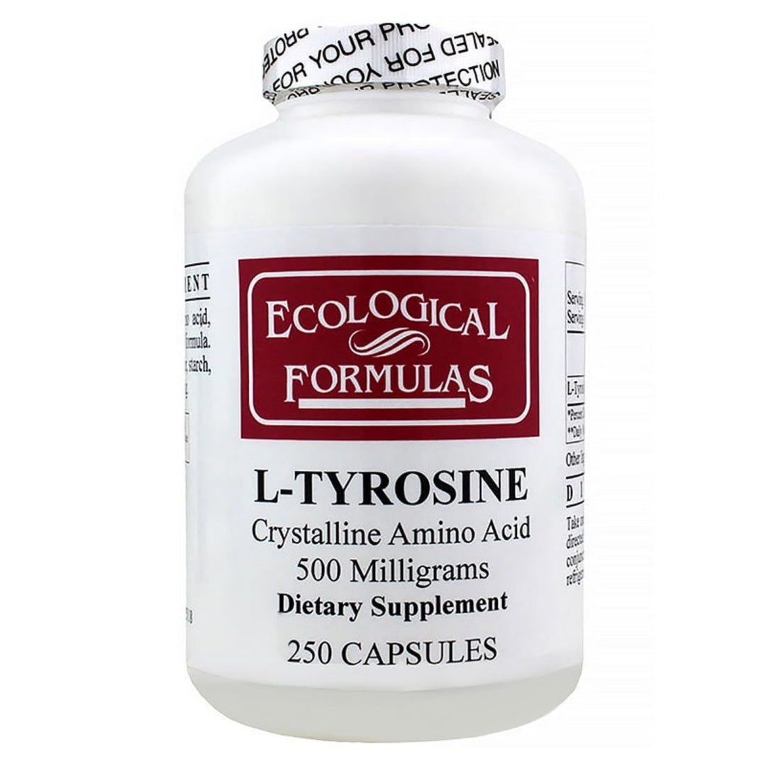 Ecological Formulas L - Tyrosine 500 mg 250 Capsules - The Oasis of Health