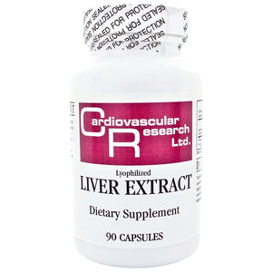 Ecological Formulas Liver Extract Lyophilized 550mg 90 Capsules - The Oasis of Health
