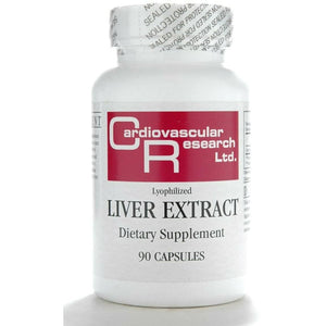 Ecological Formulas Liver Extract Lyophilized 550mg 90 Capsules - The Oasis of Health