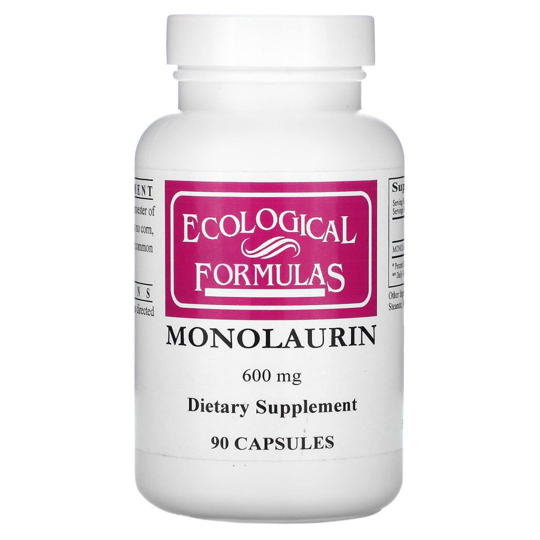 Ecological Formulas Monolaurin 600 mg 90 Capsules - The Oasis of Health
