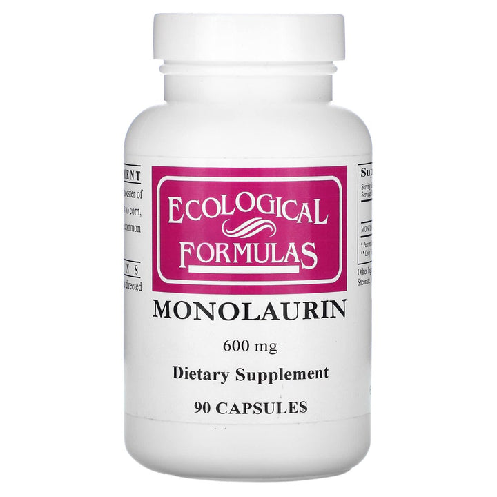 Ecological Formulas Monolaurin 600 mg 90 Capsules - The Oasis of Health