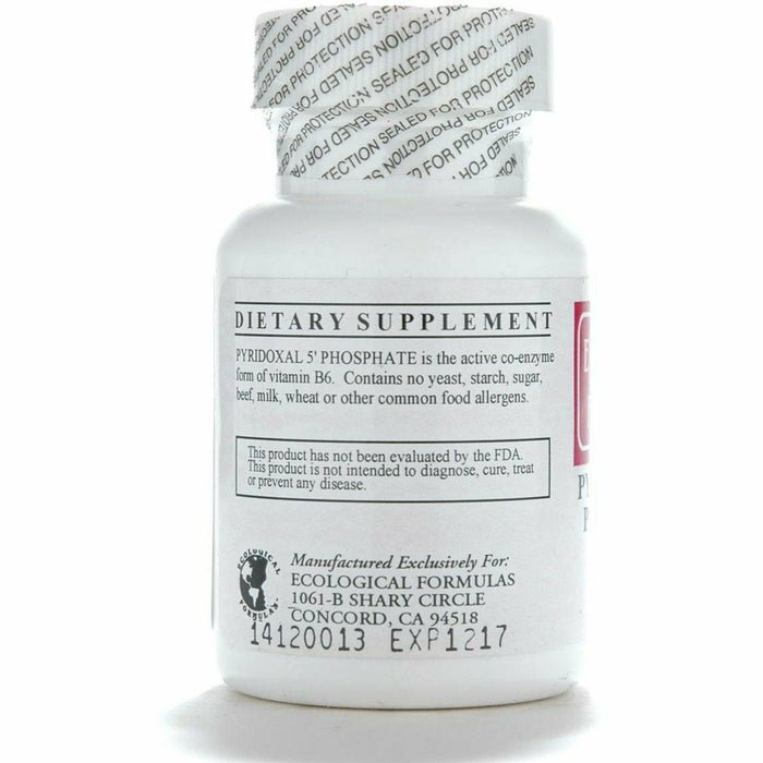 Ecological Formulas Pyridoxal - 5 - Phosphate 100 Tablets - The Oasis of Health