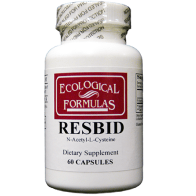 Ecological Formulas Resbid NAC 60 Capsules - 3 Pack - The Oasis of Health