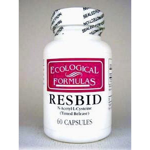Ecological Formulas Resbid NAC 60 Capsules - 3 Pack - The Oasis of Health