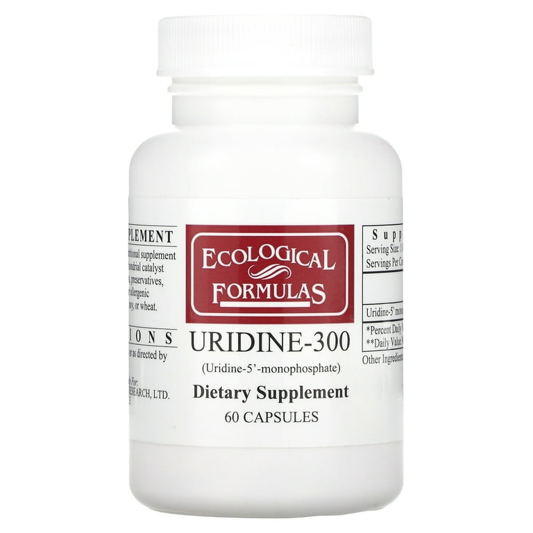 Ecological Formulas Uridine - 300 60 Capsules - The Oasis of Health