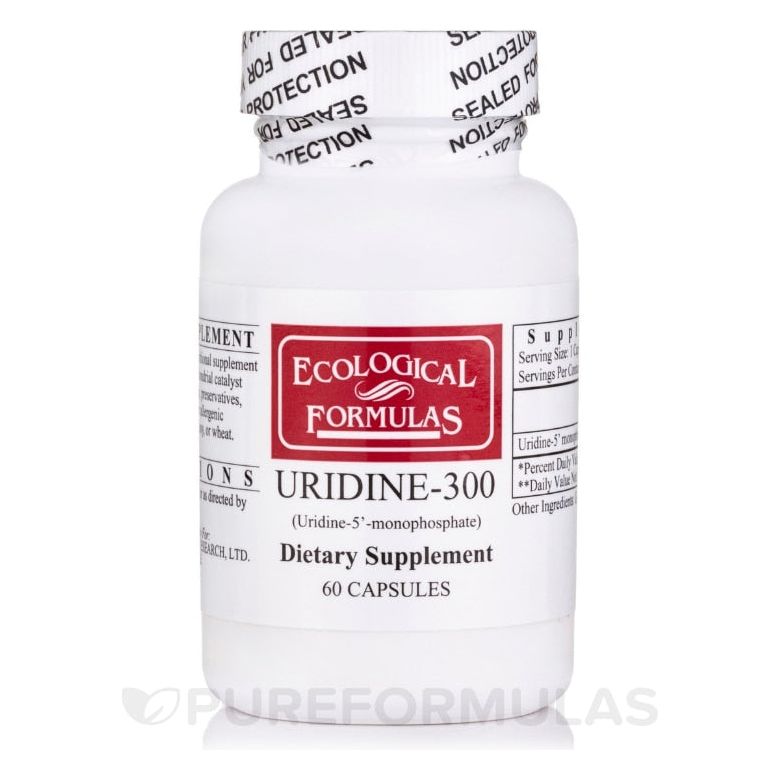 Ecological Formulas Uridine - 300 60 Capsules - The Oasis of Health