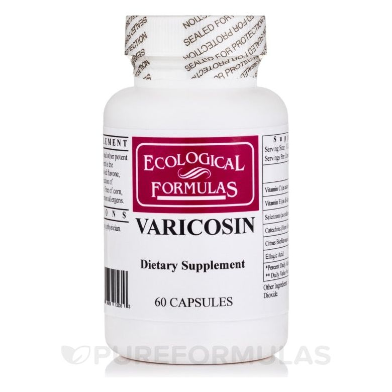Ecological Formulas Varicosin 60 Capsules - The Oasis of Health