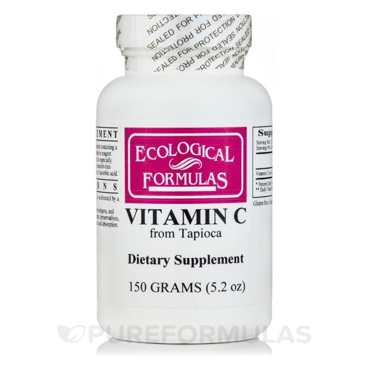 Ecological Formulas Vitamin C From Tapioca 150 Grams (2 bottles) - The Oasis of Health