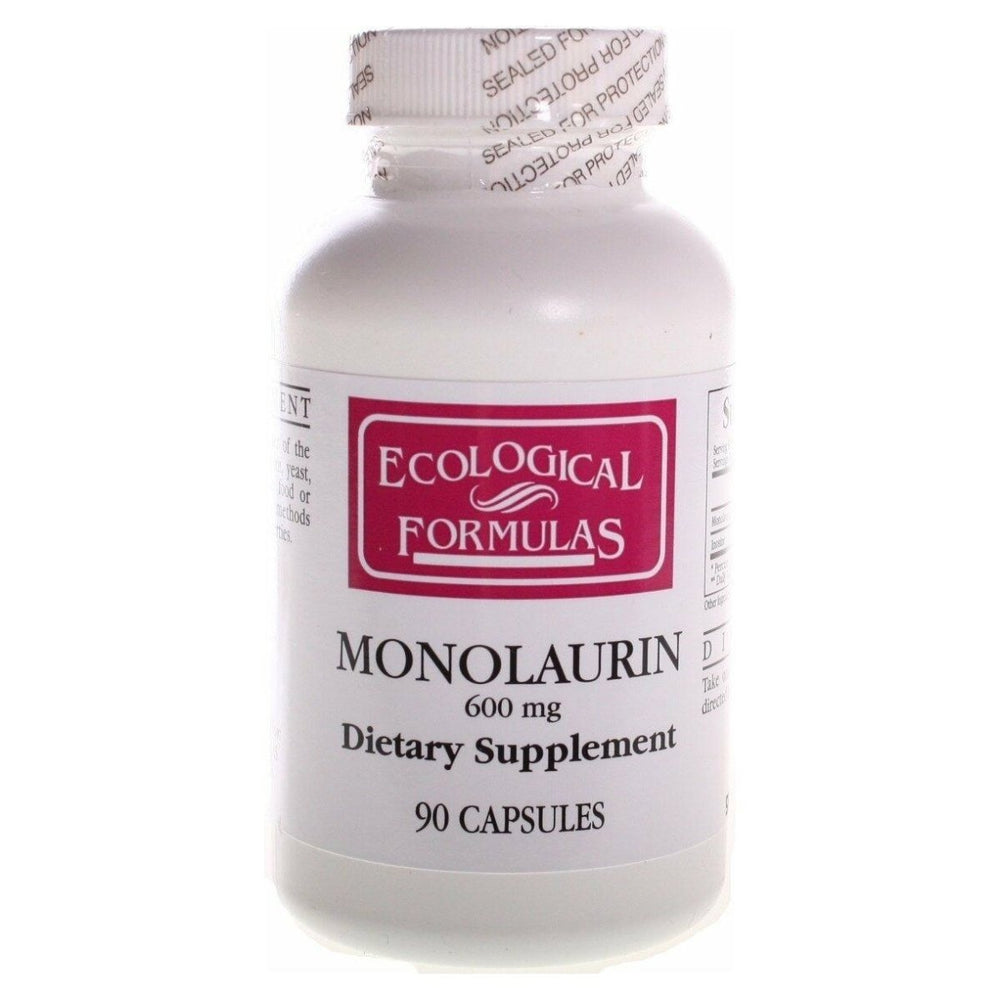 Ecological Formulas/Cardiovascular Res. - Monolaurin 600mg - 90 Capsules (180 Capsules) - The Oasis of Health