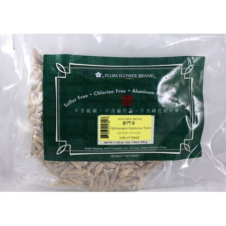 Plum flower Ophiopogon Tuber Root  Cut Mai Men Dong  Ophiopongon Japonicus  Bulk Herbs - 500 g by MayWay