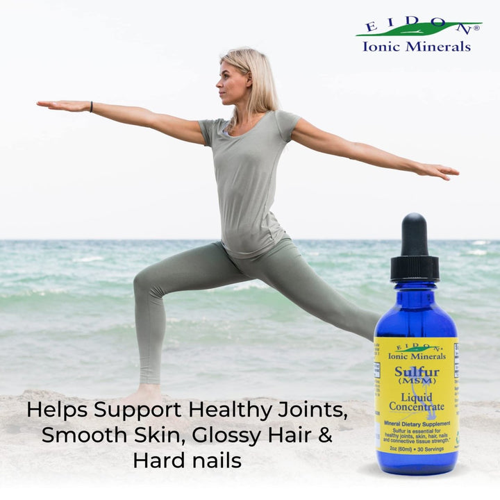 Eidon Ionic Minerals Liquid Sulfur Concentrate 2 Oz Bottle - The Oasis of Health