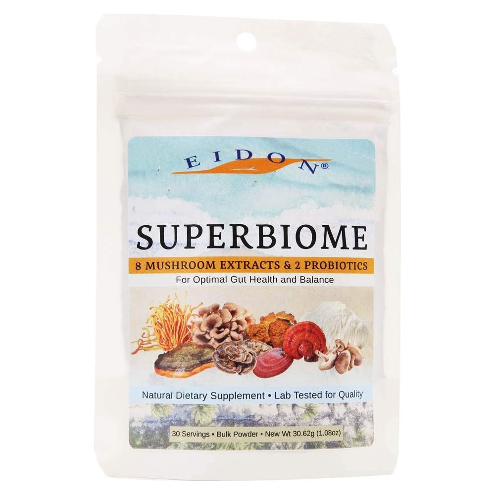 Eidon SuperBiome Mushrooms and Probiotics Powder 1.08 Ounce - EI0045 - The Oasis of Health