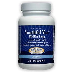Enigmatic Therapy Youthful You DHEA 5 mg 60 Vcaps - The Oasis of Health