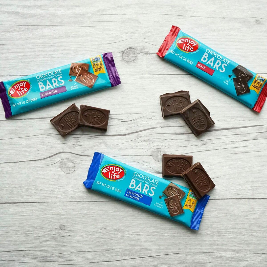 Enjoy Life Foods - Allergy Friendly Chocolate Bars Box Dark Chocolate - 12 Bars - The Oasis of Health