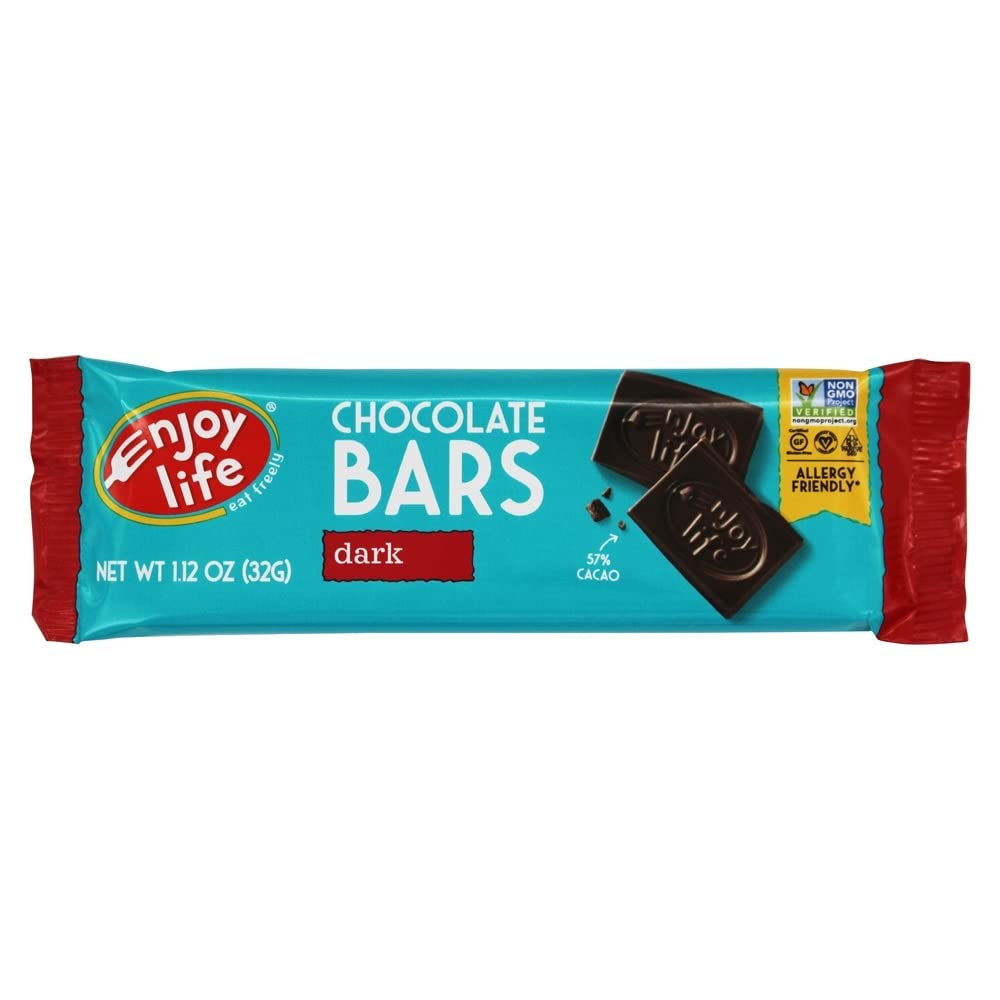 Enjoy Life Foods - Allergy Friendly Chocolate Bars Box Dark Chocolate - 12 Bars - The Oasis of Health