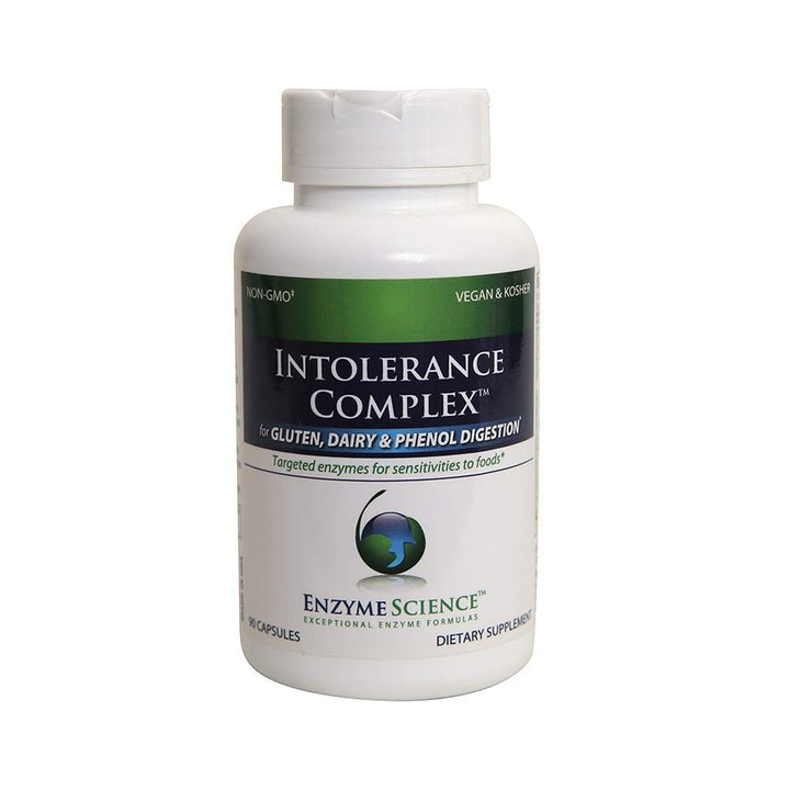 Enzyme Science Intolerance Complex, 90 Capsules Comprehensive Support for Common Digestive Sensitivities Gluten, Casein, Phenol Sensitivities, and Complex Carbohydrates Intolerance Relief - The Oasis of Health