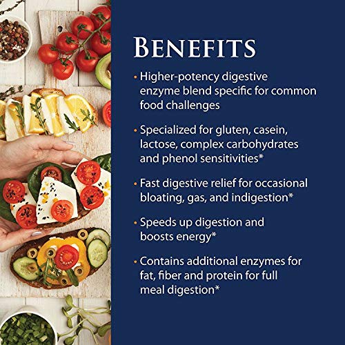 Enzyme Science Intolerance Complex, 90 Capsules Comprehensive Support for Common Digestive Sensitivities Gluten, Casein, Phenol Sensitivities, and Complex Carbohydrates Intolerance Relief - The Oasis of Health