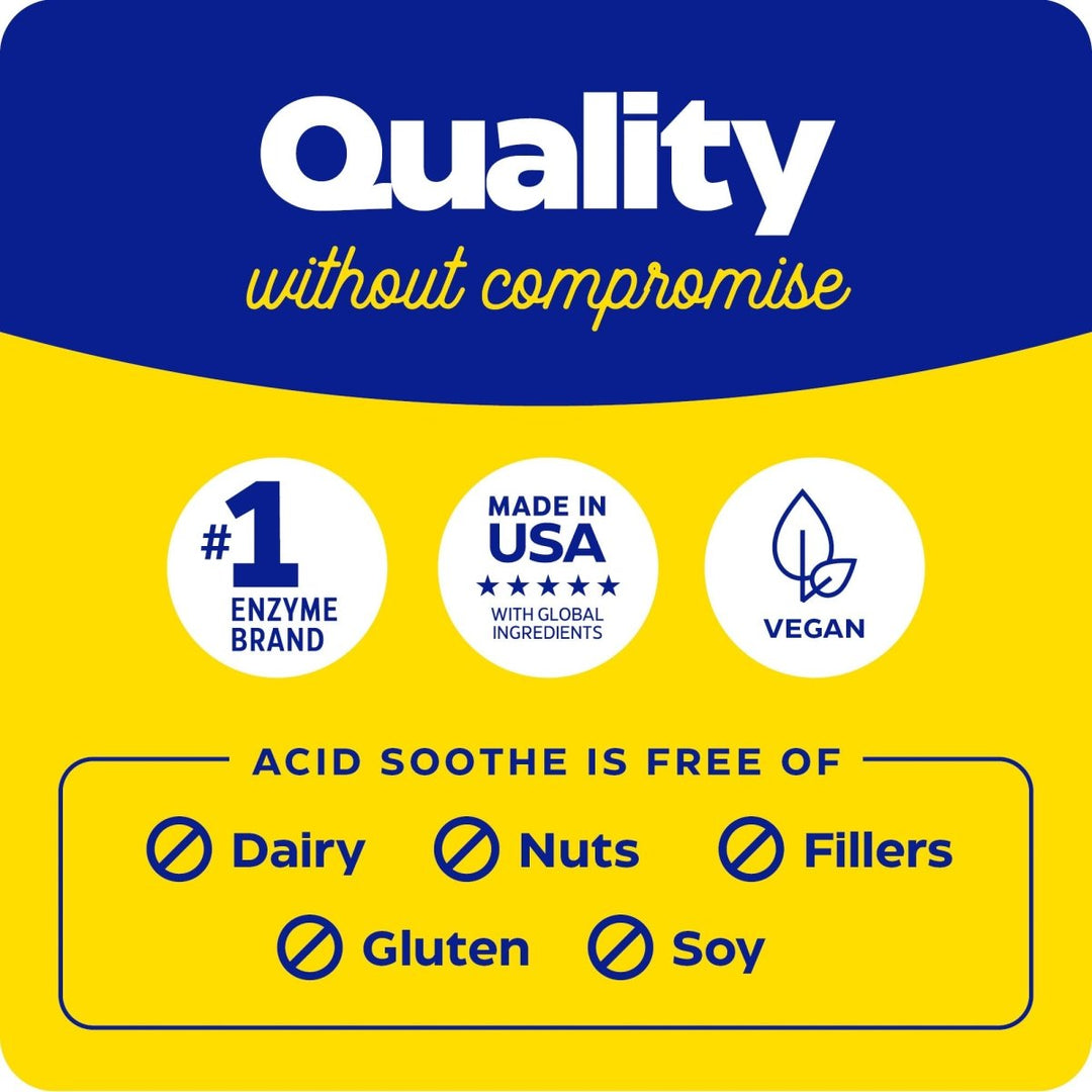 Enzymedica - Chewable Acid Soothe, Supports the Relief of Occasional Heartburn + Indigestion, 30 count - The Oasis of Health