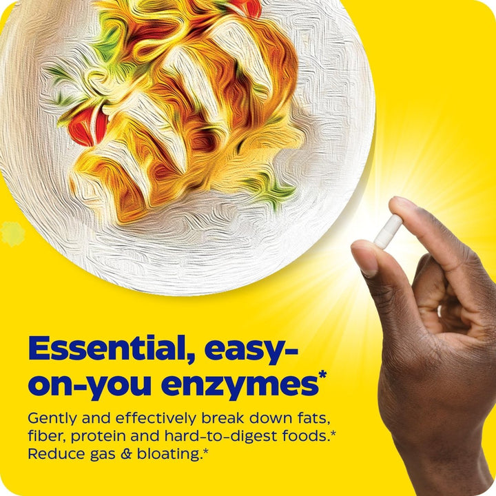 Enzymedica Digest Basic, Digestive Enzymes for Sensitive Stomachs, Offers Fast - Acting Gas & Bloating Relief, 180 Count - The Oasis of Health