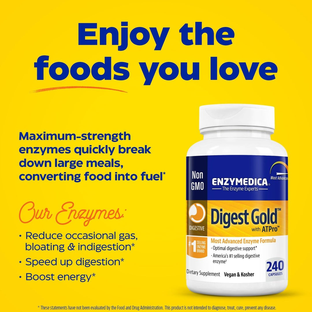 Enzymedica Digest Gold 240 Capsules - The Oasis of Health