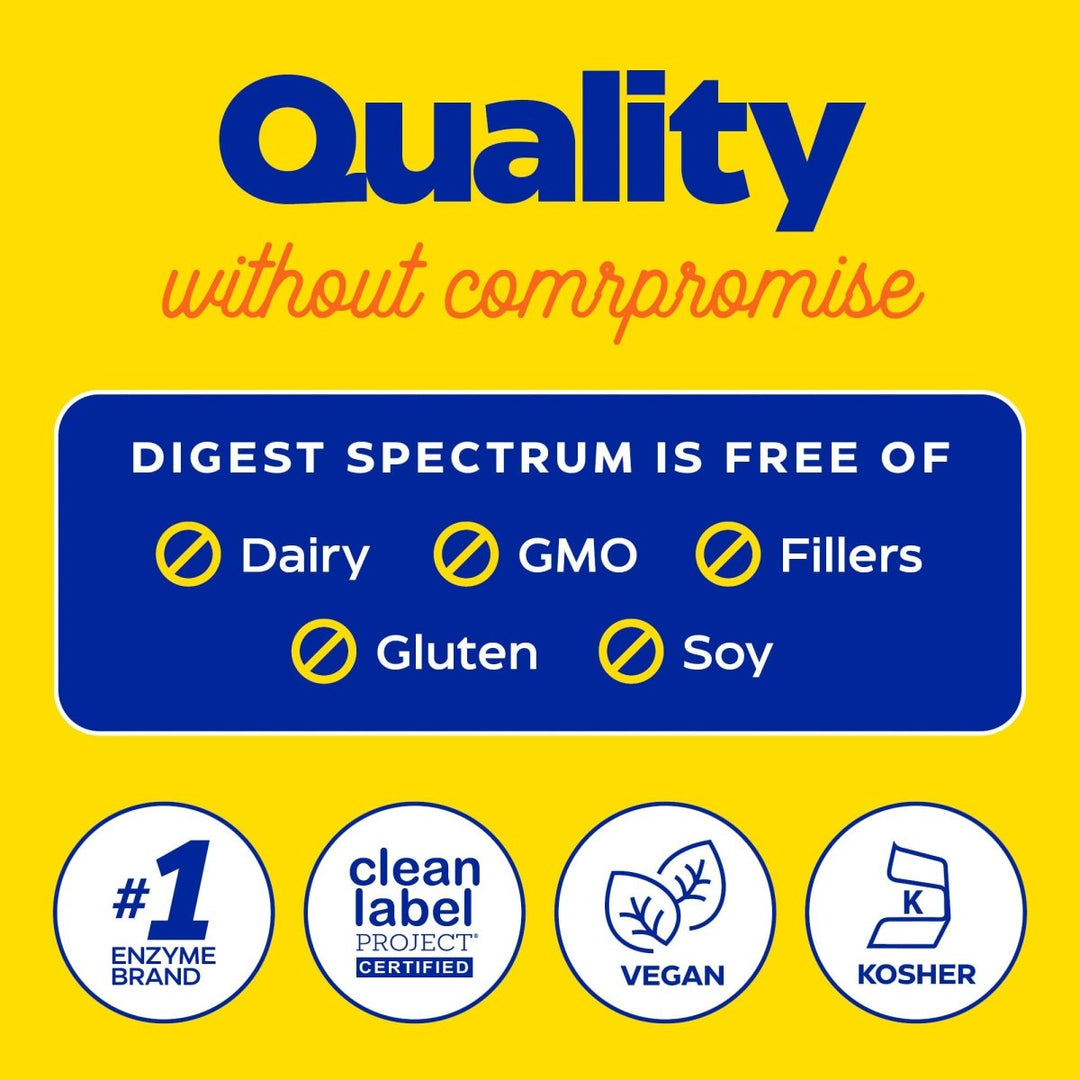 Enzymedica Digest Spectrum 120 Capsules - The Oasis of Health