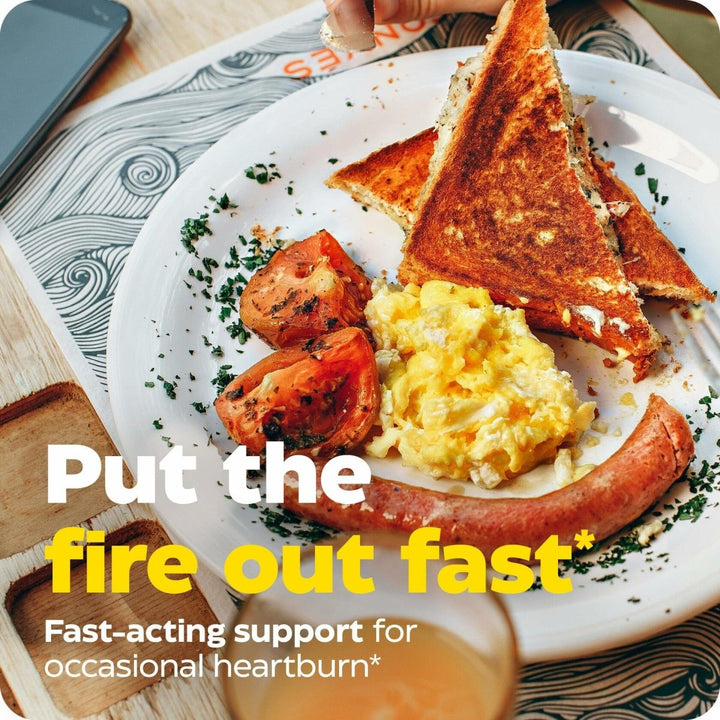 Enzymedica, Heartburn Soothe, Fast - Acting Digestive Aid, Vanilla Orange, 42 Chews (21 Servings) - The Oasis of Health