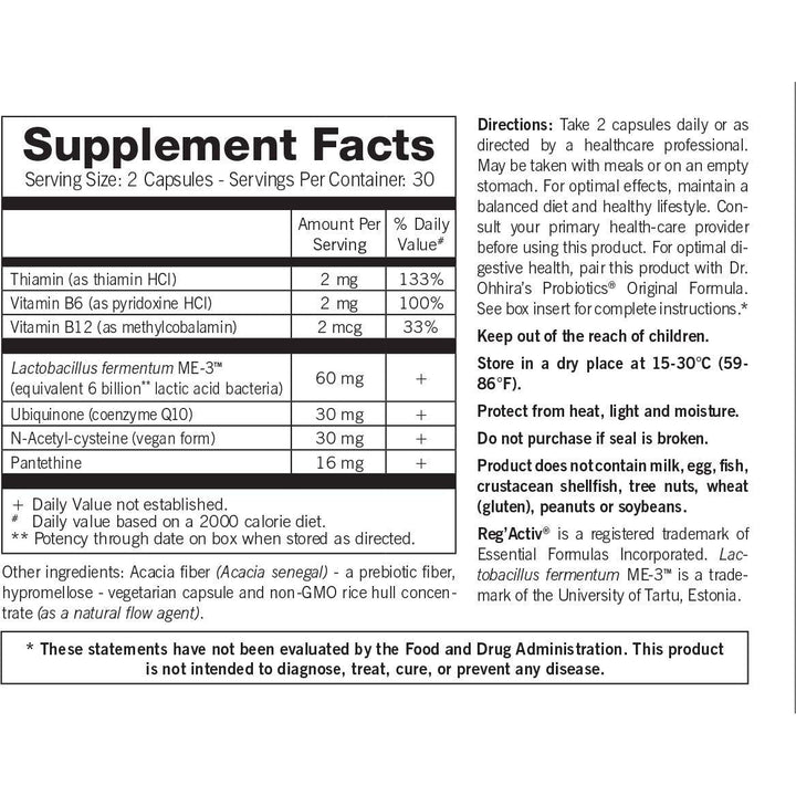 Essential Formulas - Reg'Activ Cardio & Wellness - 60 Capsules - The Oasis of Health