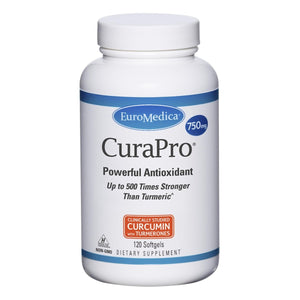 EuroMedica CuraPro 750mg 120 Softgels - The Oasis of Health