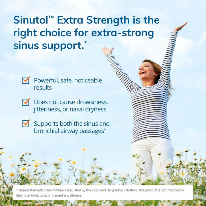 Euromedica Sinutol Extra Strength - Dietary Supplement with Eucalyptus & Myrtle - Immune & Lung Health Support - Supplement Formula to Aid Sinus Health - 30 Enteric - Coated Softgels - The Oasis of Health