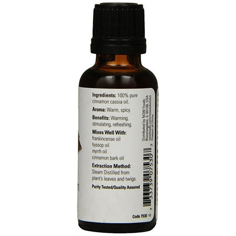 Now Essential Oils Cinnamon Cassia Oil 1oz - 7530 - 2 Pack