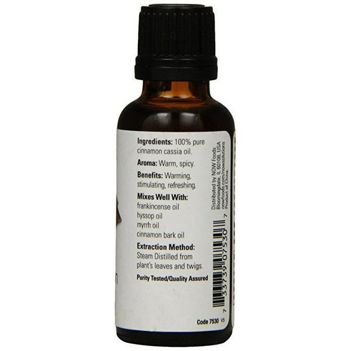 Now Essential Oils Cinnamon Cassia Oil 1oz - 7530 - 2 Pack