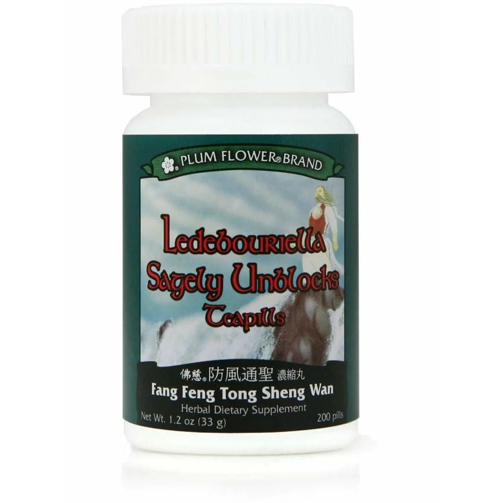 Fang Feng Tong Sheng (Ledebouriella Sagely Unblocks Teapills), 200 ct, Plum Flower - The Oasis of Health