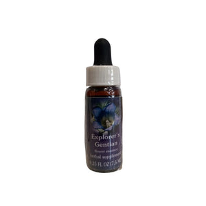 Flower Essence Range of Light Green Cross Gentian Supplement Dropper - 1 fl oz - The Oasis of Health