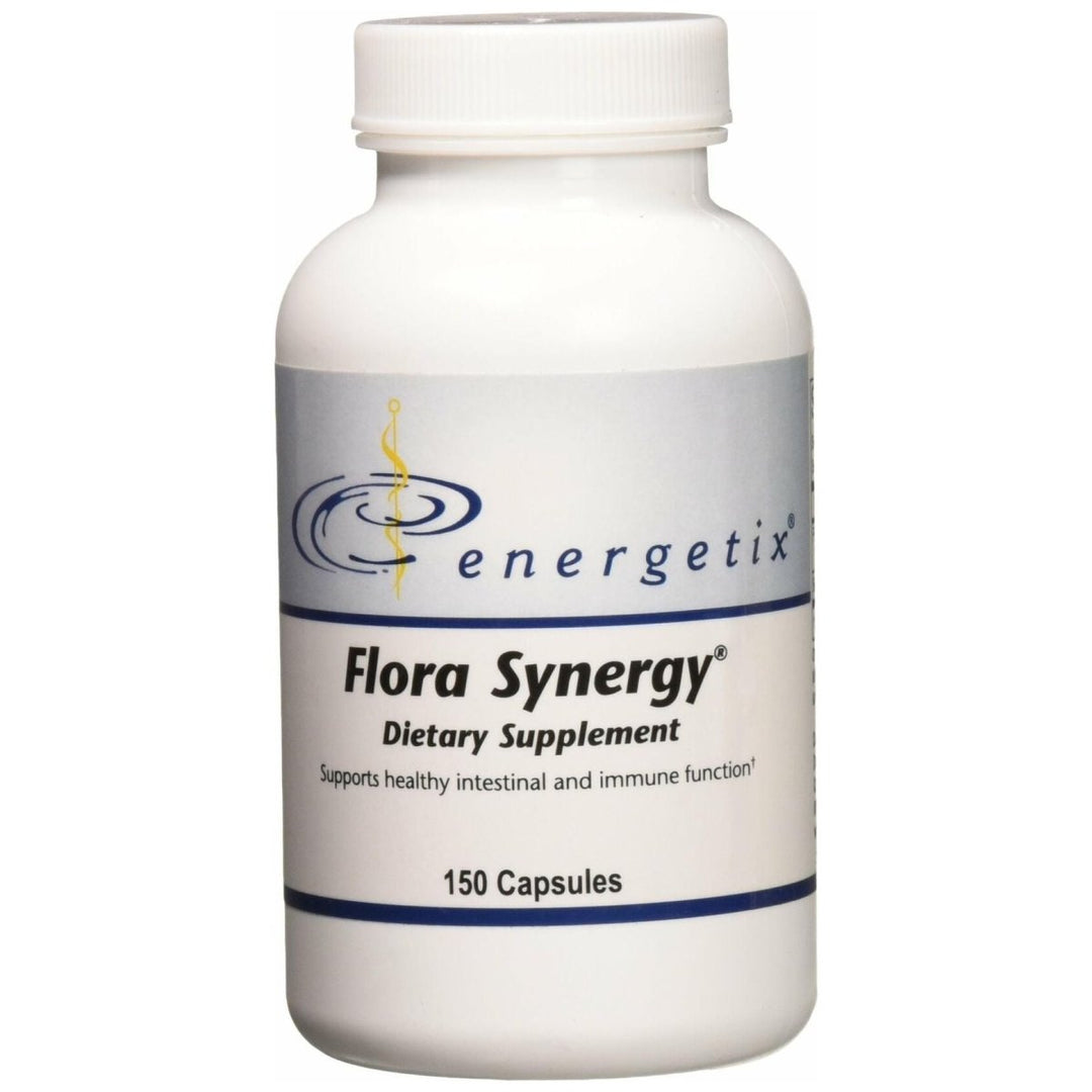 Flora Synergy - 150 Capsules by Energetix, White - The Oasis of Health