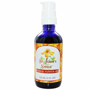 Flower Essence Biodynamic St. John's Shield Pump Top - 4 fl oz - The Oasis of Health