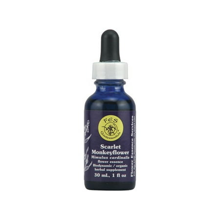 Flower Essence Scarlet Monkeyflower Herbal Supplement Dropper - 1 Oz - The Oasis of Health