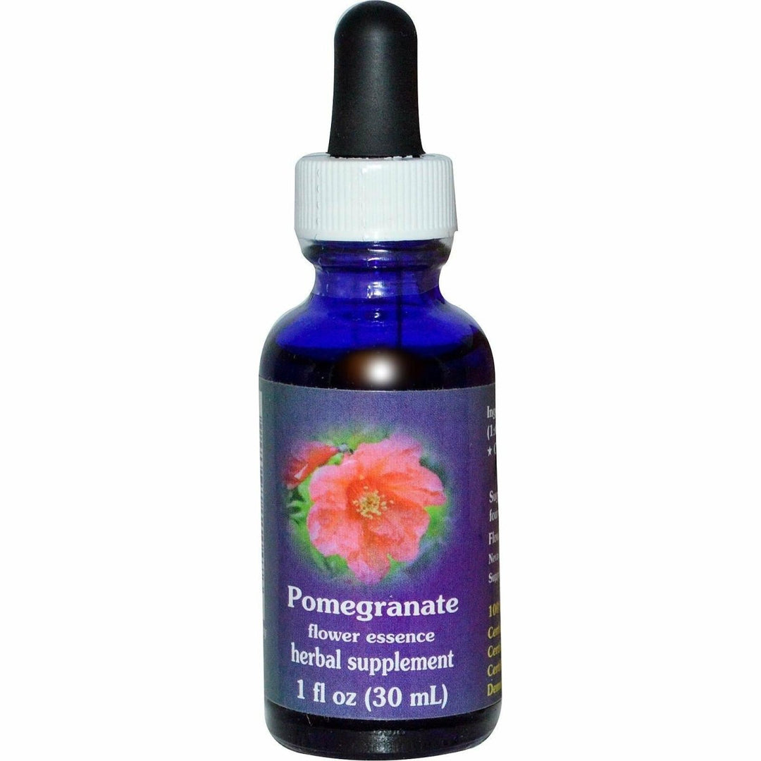 Flower Essence Services Dropper Herbal Supplements, Pomegranate, 1 Ounce - The Oasis of Health