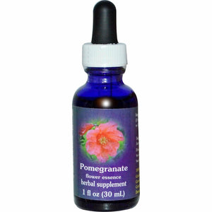 Flower Essence Services Dropper Herbal Supplements, Pomegranate, 1 Ounce - The Oasis of Health