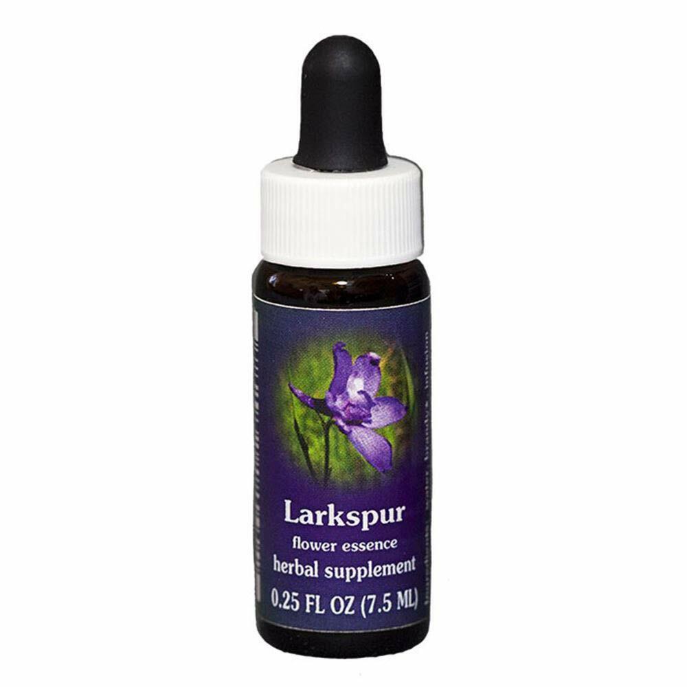 Flower Essence Services Larkspur Essence, 0.25 Ounce - The Oasis of Health