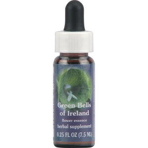 Flower Essence Services Supplement Dropper, Green Bells of Ireland, 0.25 Ounce - The Oasis of Health