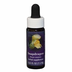 Flower Essence Services Supplement Dropper, Snapdragon, 0.25 Ounce - The Oasis of Health