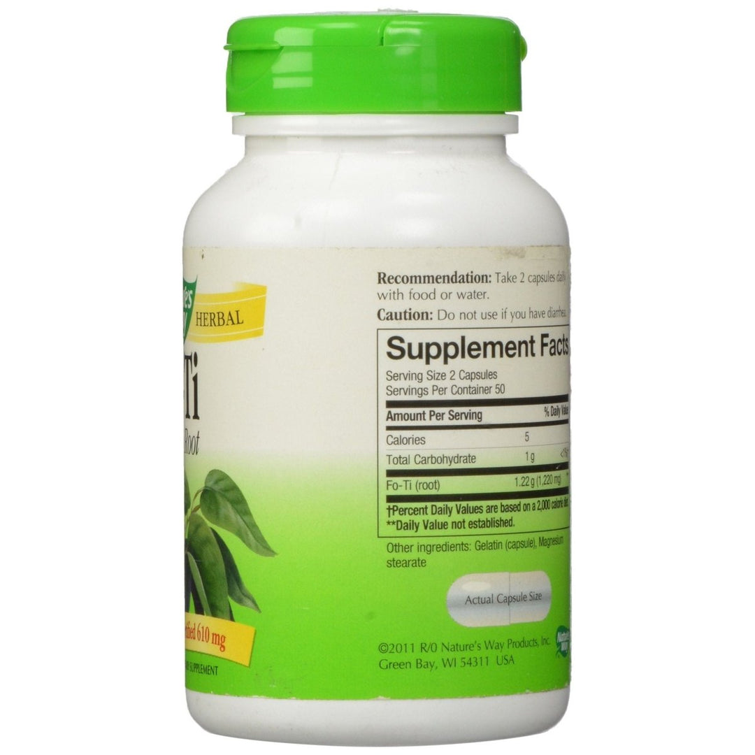 Fo - Ti Root Nature's Way 100 Caps - The Oasis of Health