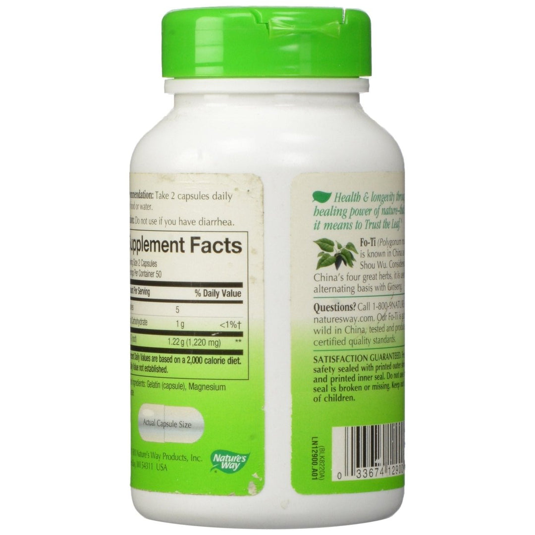 Fo - Ti Root Nature's Way 100 Caps - The Oasis of Health