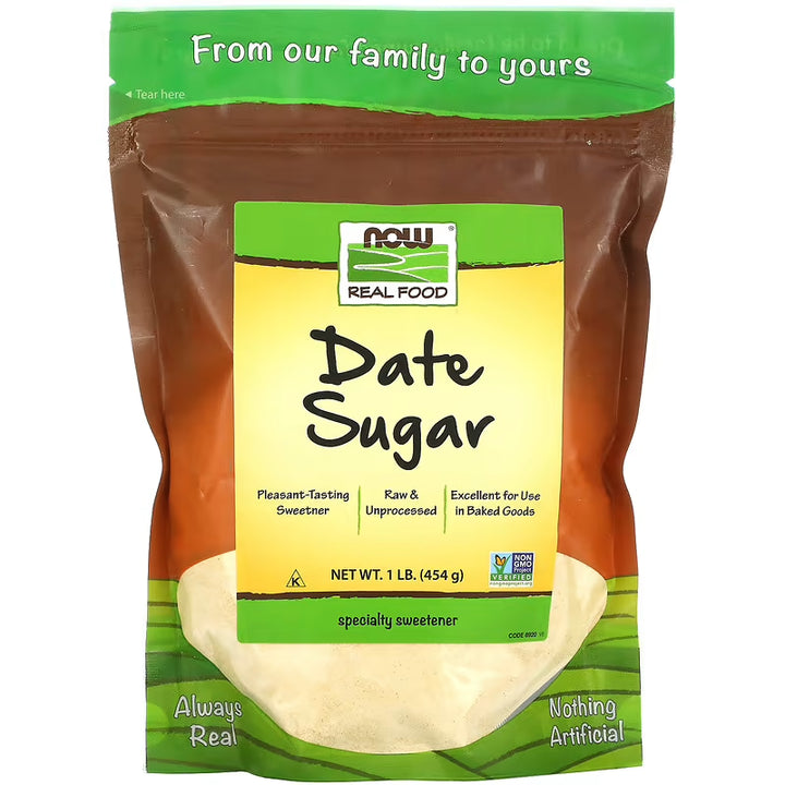 Now Real Food Date Sugar 1 Pound - 6920 - 4 Pack