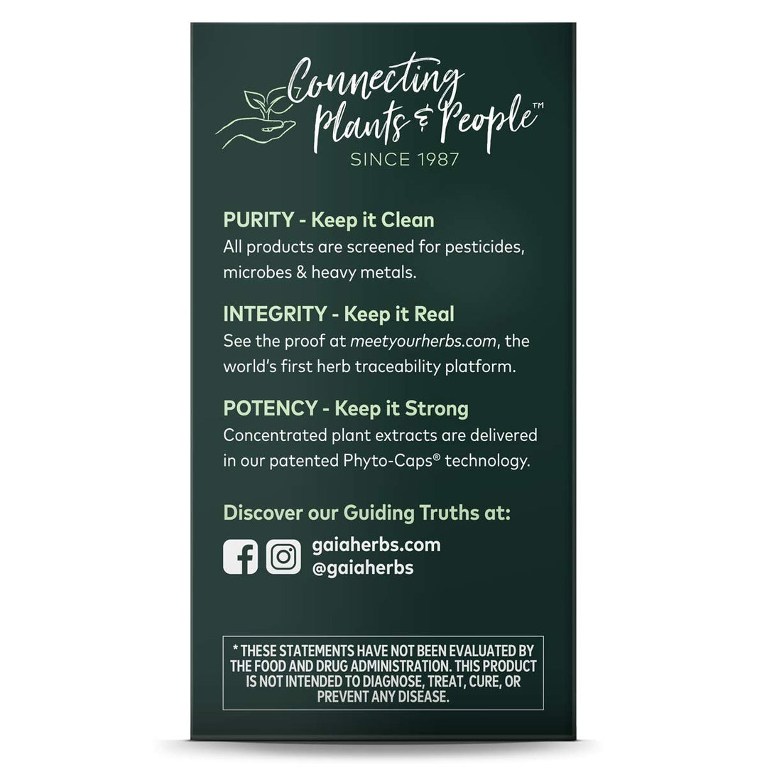 Gaia Fertility Support 60 Vcaps Vitex Reproductive Formula - The Oasis of Health