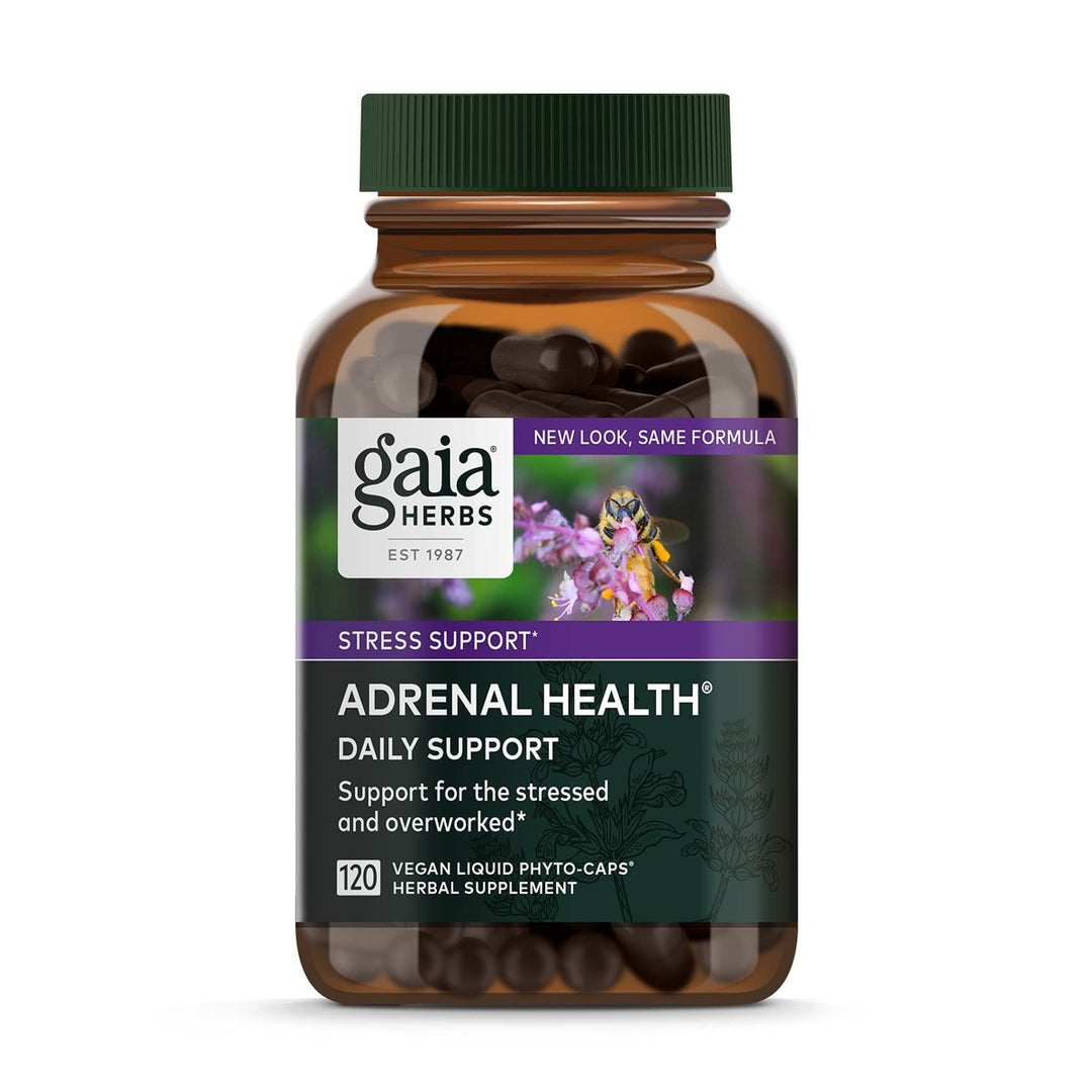 Gaia Herbs Adrenal Health Daily Support - 120 Liquid Phyto - Capsules - The Oasis of Health